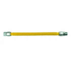 Cssb21-18 Brasscraft Stainless Steel Gas Connector 3/4 Fip X Mip 18in Procoat Corrosion Resistant