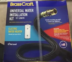 Psc1085xl Brasscraft Brass Craft Universal Water Installation Kit Electric Heater 15 Inch