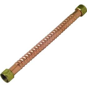 Brasscraft Wb00-12n Copper-flex Series Water Heater Connector 3/4 In Fip Copp