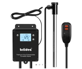 Mk-071 Briidea 120v 1500w Wifi Portable Electric Immersion Water Heater Compatible Used