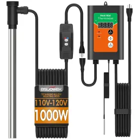 Bs-tt-1000w-gotc Bsuowek 1000w Titanium Fully Submersible Portable Electric Immersion Pool And Hot Tub W
