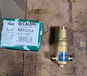 551022a Caleffi Discal Air Separators Brass 3/4 Inch Sweat Missing Part