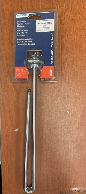 Camco 014717025836 Water Heater Fold Back Element Screw-in 240-volt 4500-watt