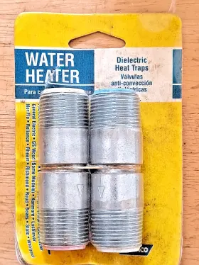 Camco 014717151320 15132 Water Heater Dielectric Heat Trap 3/4 Inch X Npt 3 2pk New Nos