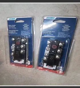 08163 Camco Upper Electric Water Heater Thermostat Thermo Disc Design Lot Of 2