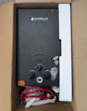 Camplux 629721843750 2.64 Gpm Propane Portable Gas Water Heater 10 L Outdoor Tankless