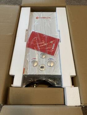 Camplux 850032809337 Portable Propane Gas Tankless Water Heater 2.64gpm 68000btu Bw264 New