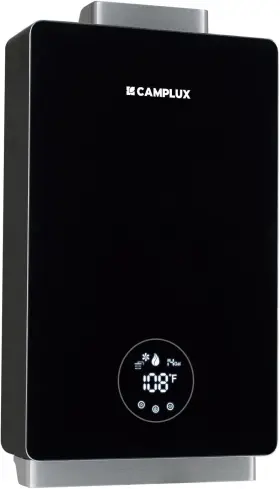 Ca318b-wt Camplux Enjoy Outdoor Life Propane Water Heater Exhaust Sleeve Tankless 3.18 Gpm On Demand Black