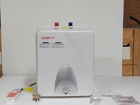 Camplux Me60 6 Gal. Plug In Water Heater Electric Euc Read