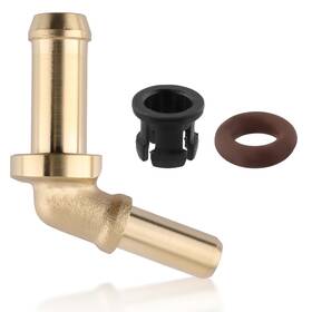 Carbbia Lr049989 Thermostat Water Outlet Hose Connector Kit With Brass M Gold