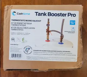 24644 Cash Acme Tank Booster Pro 3/4 Inch Thermostatic Mixing Valve Kit New