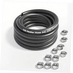 Choimoon Sku15 16mmc 5/8 Inch Heater Hose 100psi R3 Coolant Radiator Line Suitable 10 Ft With Clamps