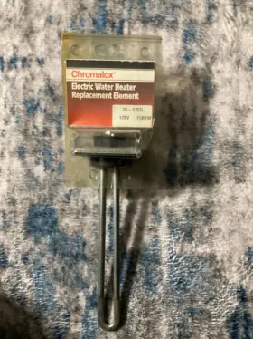 Tg-1153l Chromalox Electric Water Heater Replacment Element 120v 1500w
