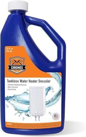 Chromex B08lzwp29p Tankless Water Heater Descaling Solution Quart 32 Fl Oz Highly Effective
