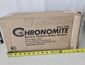 6000wt Chronomite E-60fl Instant Water Heater Electric Tankless 108v Undersink Vanlife