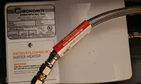 120f Chronomite M-40/208/120 2x M-40/208 Instant-flow Micro Tankless Electric Hot Waterheater