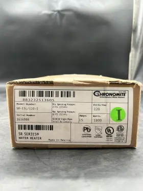 Sr-15l Chronomite Sr-15l/120-i Tankless Water Heater