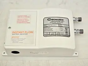 Sr-30l Chronomite Sr-30l/120-1 Instant-flow Electric Tankless Water Heater Wall Nob