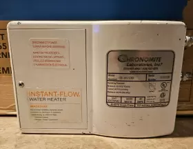 Sr40 Chronomite Sr40/240 Instant-flow Tankless Hot Water Heater. 40 Amp. 240 Volt