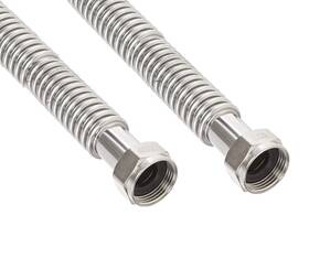 Cmi 173124 Inc 24ft Stainless Steel Flexible Water Line 3/4ft X 1ft Female Threaded Water