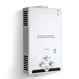 Qn18 Co-z 18l Hot Water Heater Lpg Propane Gas Tankless Boiler Instant W Led Display