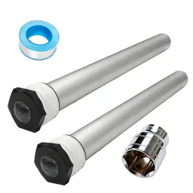 Arblk235 Complekron Rv Water Heater Anode Rod 9.25 Inch L X 3/4 Npt Magnesium Black Nuts