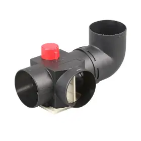1182120 Copgge 75mm 3inch Diesel Heater Duct Connector Ducting Pipe Outlet Elbow Conn
