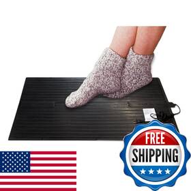 Cozy Products B000079896 Electric Foot Warmer Large And Portable Heated Rubber Mat Person