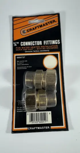 6900737 Craftmaster Nip 3/4 Inch Connector Fittings For Water Heater Installation #6900737