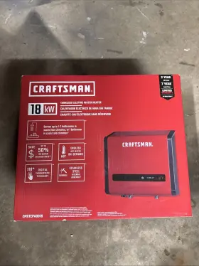 Cmxtepa0018 Craftsman 810010534583 18kw 240-volt Electric Tankless Water Heater New Stainless