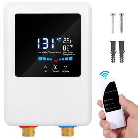 5500w Doyxc Ab001 Tankless Water Heater Electric 110v Instant Hot Under S Inch