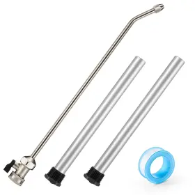 Dr-dreyoo-170444 Dreyoo Rv Water Heater Tank Rinser And Anode Rods Metal Tube Hot Ta