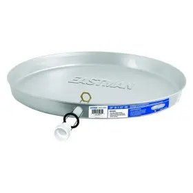 Eastman 091712600800 Aluminum Water Heater Drain Pan With Pvc Fittings 20 Inch Id X 22 Od Co