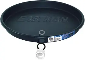 60076 Eastman Water Heater Drain Pan With Pvc Fittings 20 Inch Id X 22 Od Compre