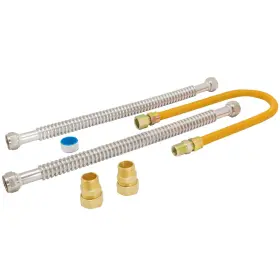 B078mtt9hm Eastman Gas Water Heater Installation Kit 18 Inch Corrugated Stainless Steel