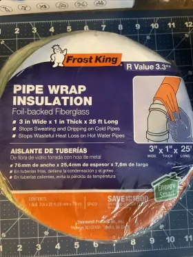 04309 Easyheat Pipewrap Insulation And 30 Foot Automatic Electric Water Pipe Heating Cable New
