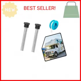Eau 313102712772 Rv Water Heater Aluminum/zinc Anode Rod For Atwood Heaters 2 Pack 1/2 Inch Npt