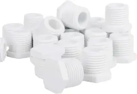 De-weei12-s105 Eau 25 Pcs Of Water Heater Drain Plug 1/2 Inch 11630 91857 White Plastic P