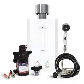 Eccotemp 891876002515 L10 3.0 Gpm Portable Outdoor Tankless Water Heater With Eccoflo Diaphragm 12v Pump