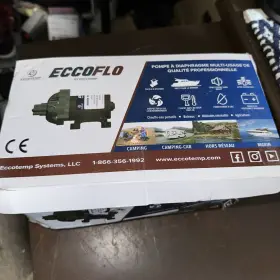 Ecp12v Eccotemp Eccoflo Triplex Diaphragm 12v Water Pump And Strainer