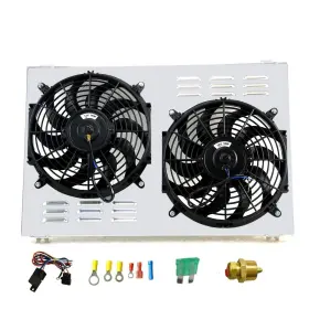 Ecm-r-2377 Ecmrad Aluminum Radiator Shroud 2x12ftft Fans Exhaust Fan Design Auto Part F