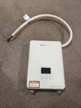 Eco55w Eco Eco55w/b/s Ecotouch Eco55-white 5500w 240v Instant Electric Tankless Water Heater