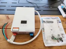 Rsh-55w Eco Touch 631105420426 Ecotouch Eco55-white 5500w 240v Instant Electric Tankless Water Heater -