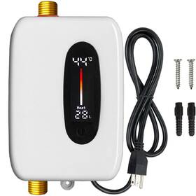 Ecoaptunit 789344465736 Tankless Water Heater Electric 110v 3000w Switch Between Fahrenheit Or Celsi