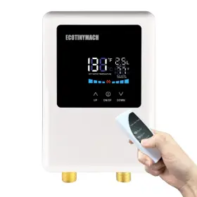3500w Ecotinymach 796520406025 Tankless Water Heater Electric 220v Instant Under Sink C