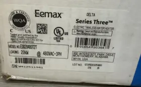 Ed020480 Eemax T2t Ee Series 3 Emergency Eyewash Tankless Water Heater
