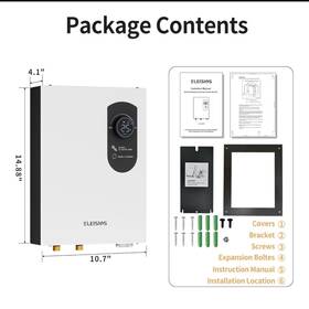 Eleisios Kf440043-01 Electric Tankless Water Heater 240v 9kw Self-modulating