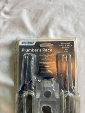 Elements Ewh01 Plumbers Pack 4500w 240v Water Heater Lwd
