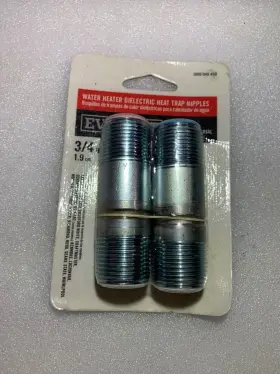 Everbilt 014717150095 2-pk Dielectric Nipple Heat Trap