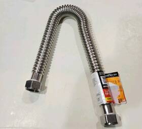 Everbilt 1000044304 1000 044 304 1 Inch Fip X 24 Ss Water Heater Supply Line